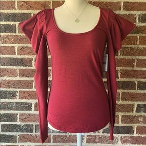 Free People Long Sleeves Top Small